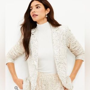Loft Sequin Blazer